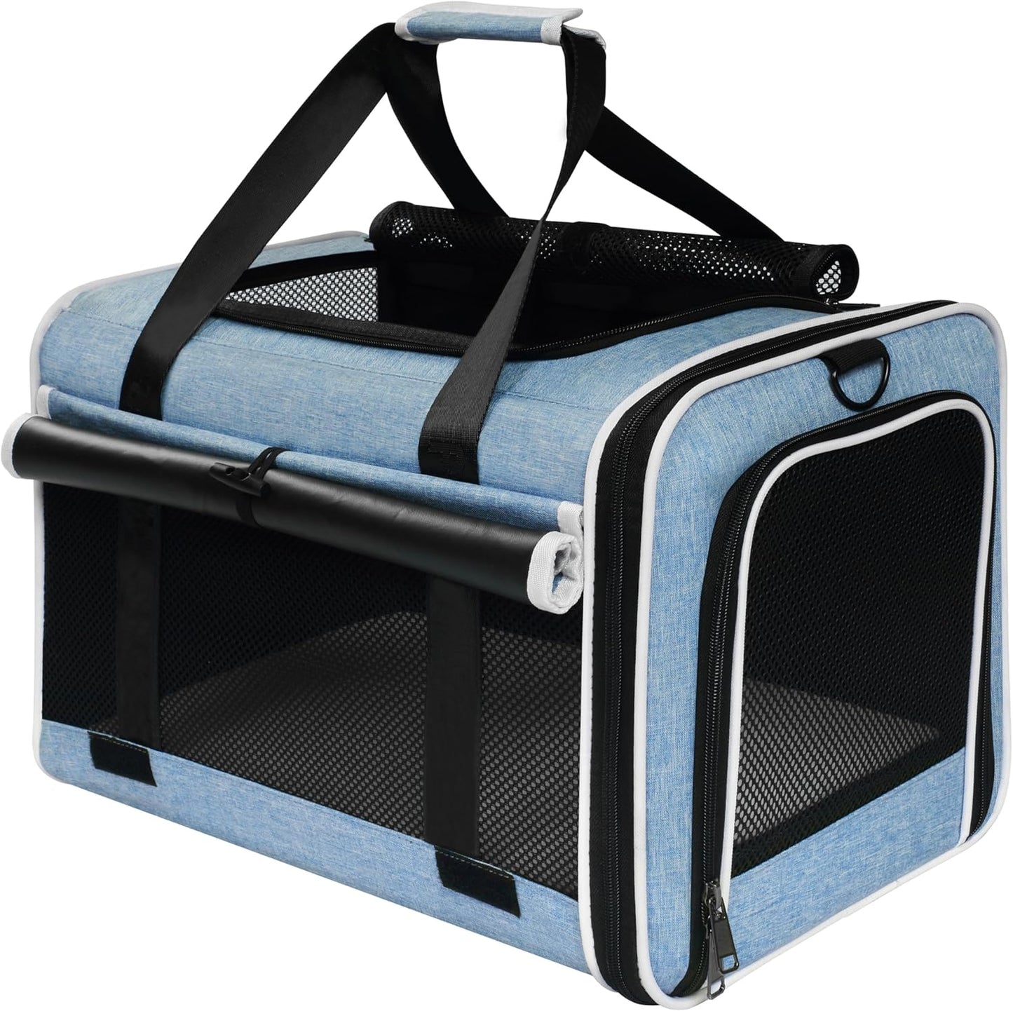Petviva Cat Carrier with Privacy Curtain